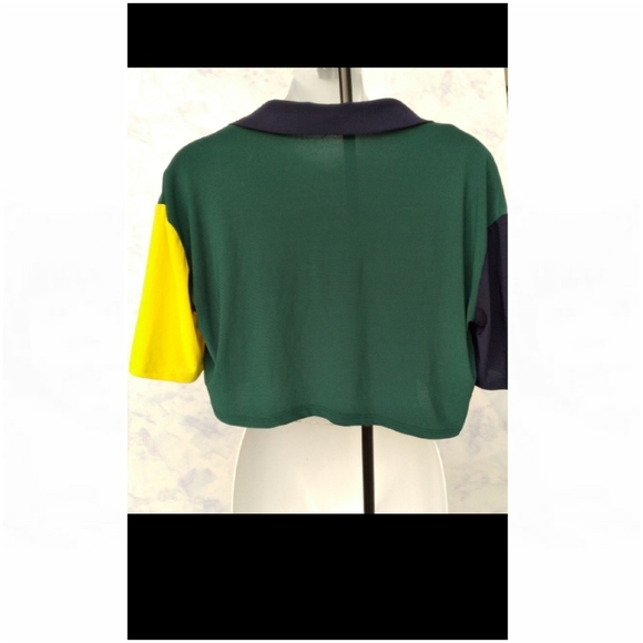 Fashion Nova Color Block Crop Top Women's Size Small - Picture 3 of 3